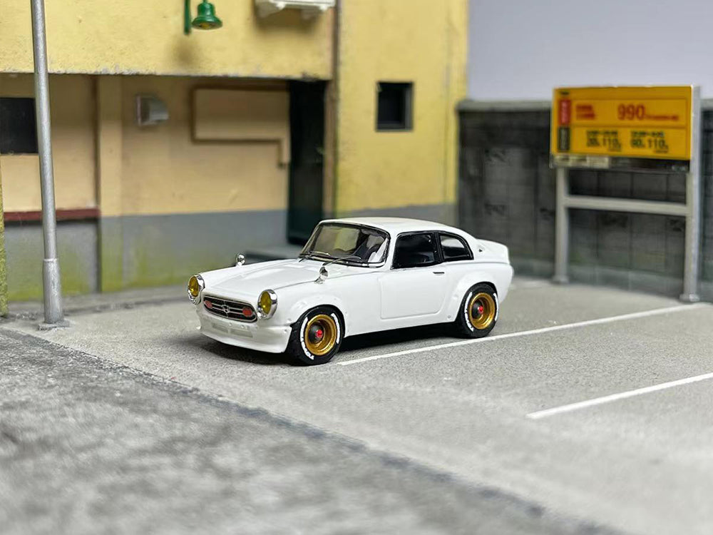 Mortal Model 1/64 Honda S800 White - Diecast Toyz Australia