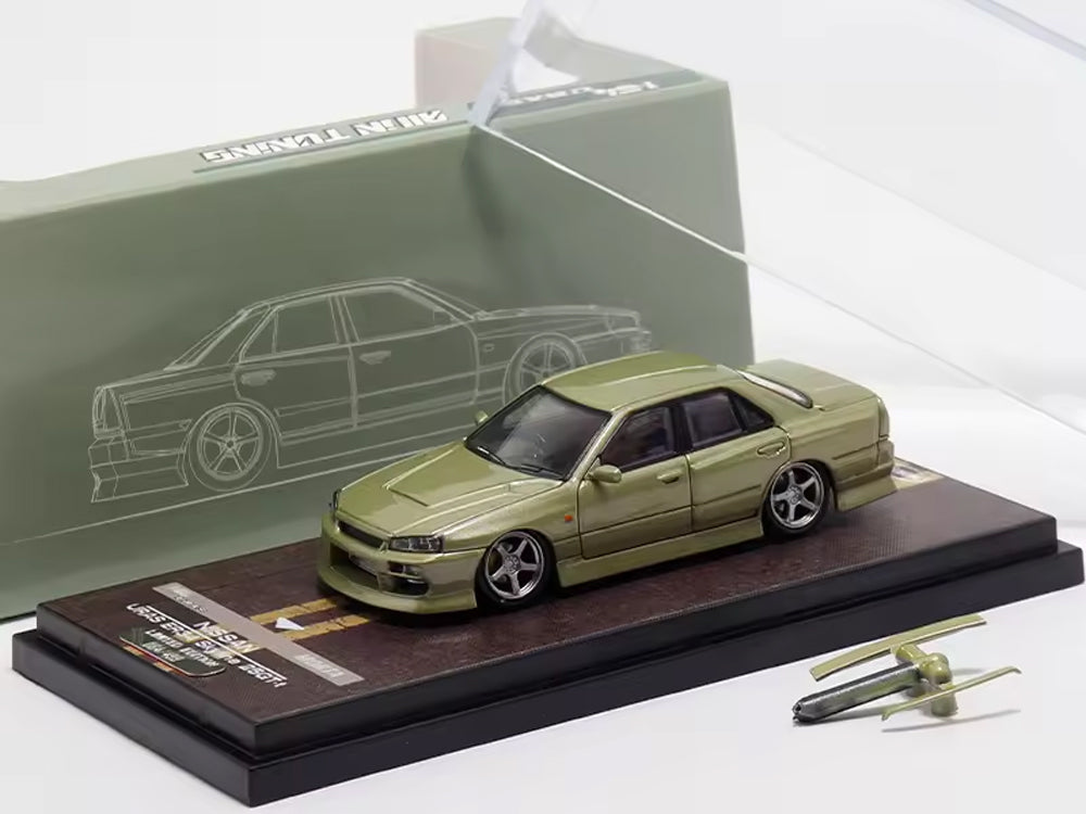 Mortal Model 1/64 Nissan Skyline ER34 URAS Millenium Jade - Diecast Toyz Australia