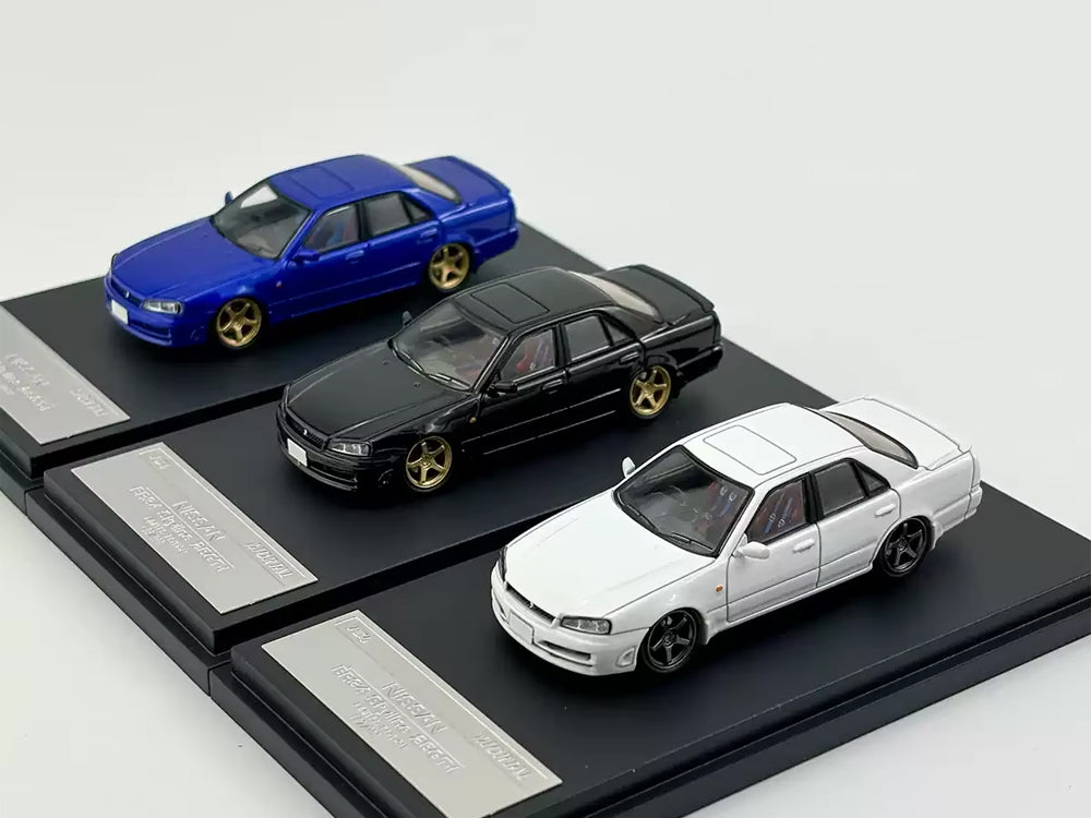 Mortal Model 1/64 Nissan Skyline ER34 White - Diecast Toyz Australia