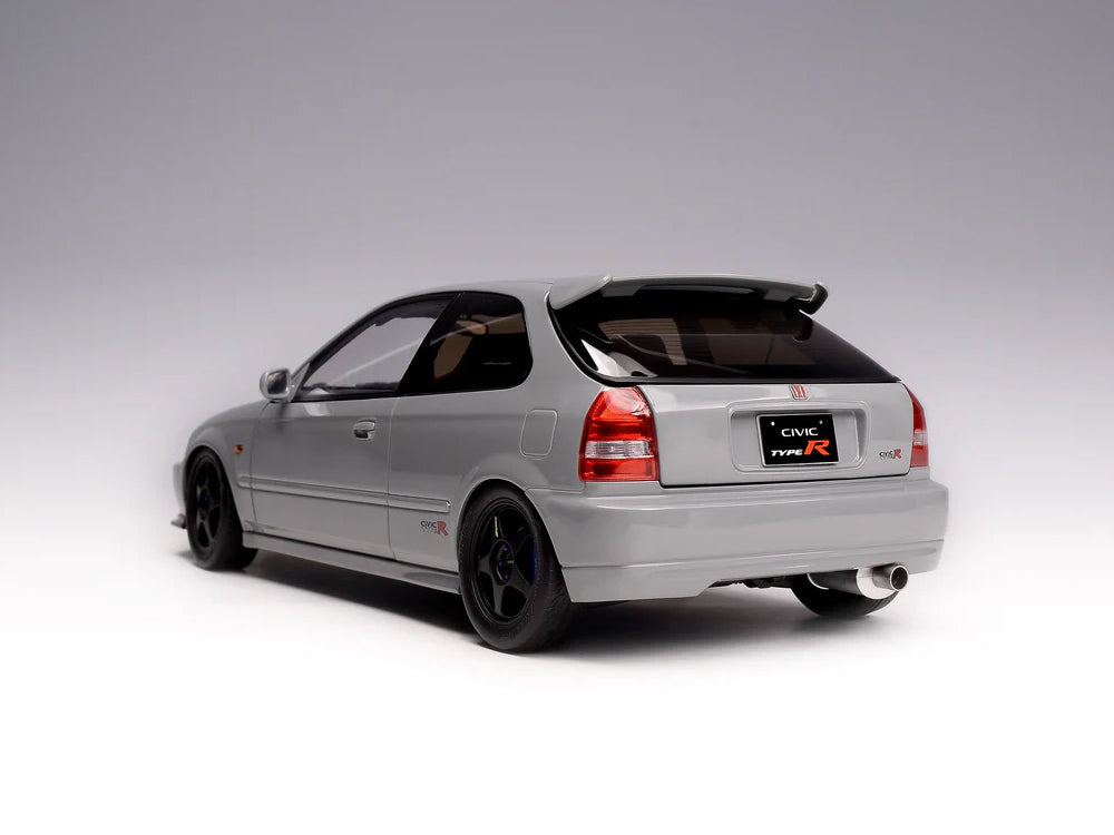 MotorHelix 1/18 Honda Civic Type R EK9 Nardo Grey with SW388 Wheels - Diecast Toyz Australia