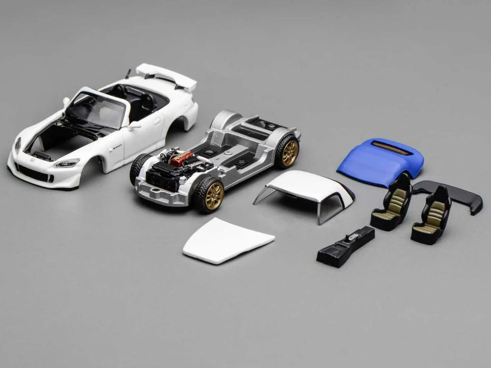 MotorHelix 1/64 Honda S2000 Type S Platinum White Pearl