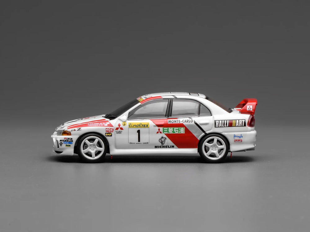 Motor Helix 1/64 Mitsubishi Lancer Evolution IV GSR Monte Carlo Livery