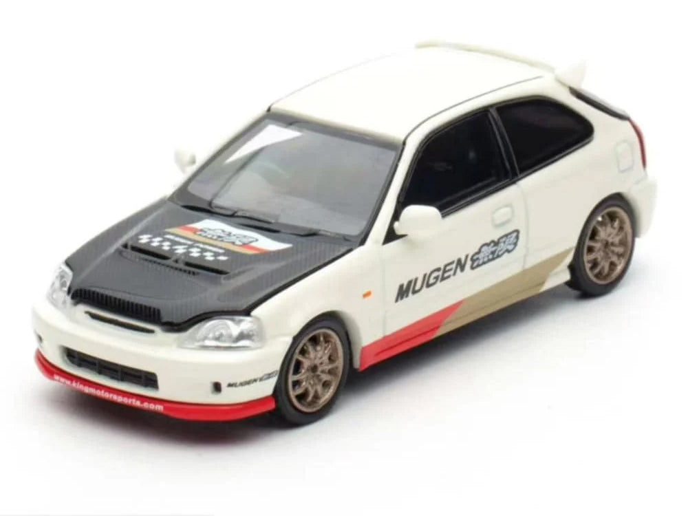 Motor Helix 1/64 Honda Civic EK9 Type R Mugen Championship White