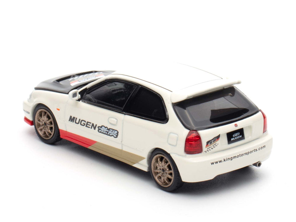 Motor Helix 1/64 Honda Civic EK9 Type R Mugen Championship White