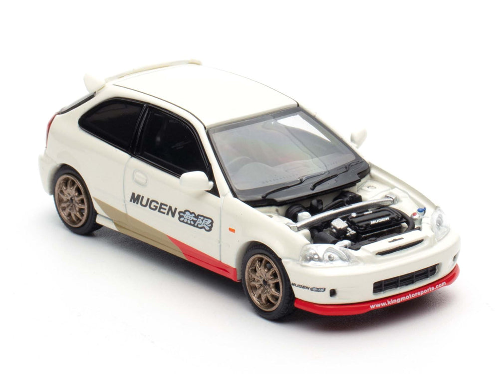 Motor Helix 1/64 Honda Civic EK9 Type R Mugen Championship White