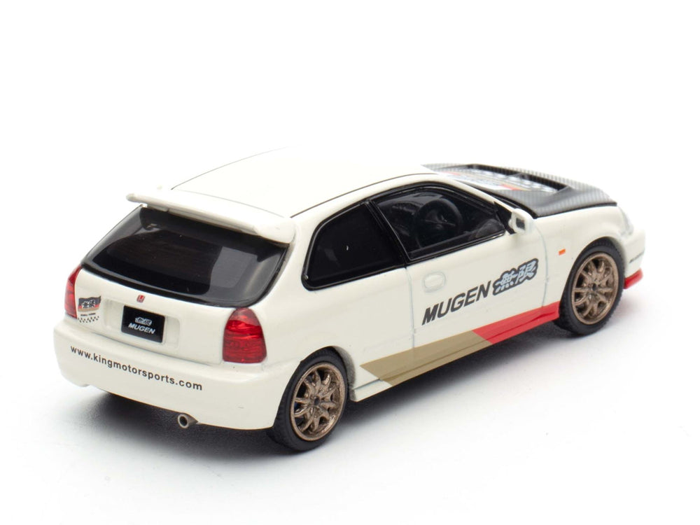 Motor Helix 1/64 Honda Civic EK9 Type R Mugen Championship White