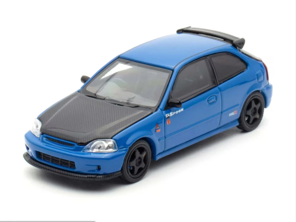 Motor Helix 1/64 Honda Civic EK9 Type R Spoon Blue
