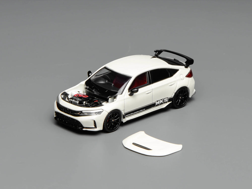 Motor Helix 1/64 Honda Civic FL5 Type R HKS Livery Championship White