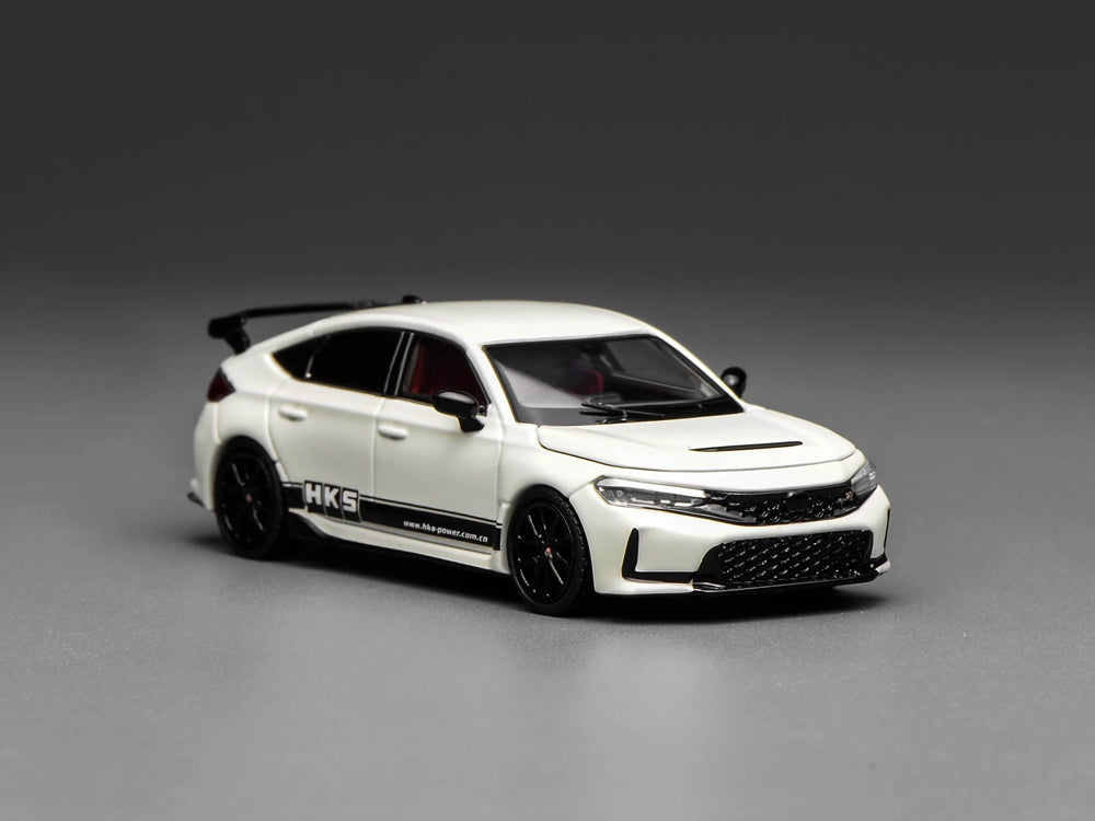 Motor Helix 1/64 Honda Civic FL5 Type R HKS Livery Championship White