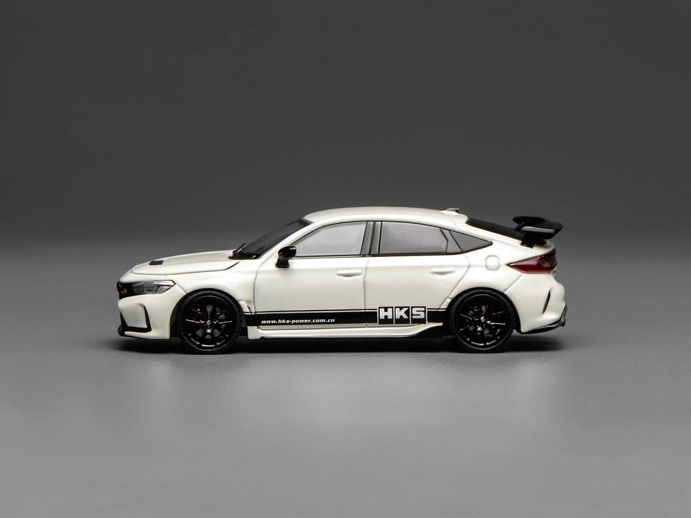 Motor Helix 1/64 Honda Civic FL5 Type R HKS Livery Championship White