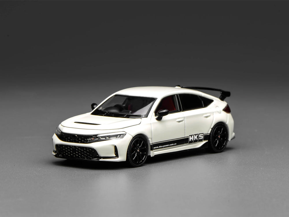 Motor Helix 1/64 Honda Civic FL5 Type R HKS Livery Championship White