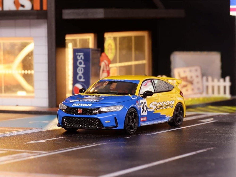 Motor Helix 1/64 Honda Civic Type R FL5 Spoon Livery with SW388 Wheels - Diecast Toyz Australia
