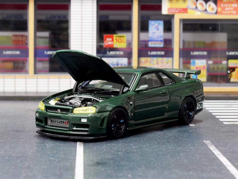 Motor Helix 1/64 Nissan Skyline GTR R34 NISMO CRS Version