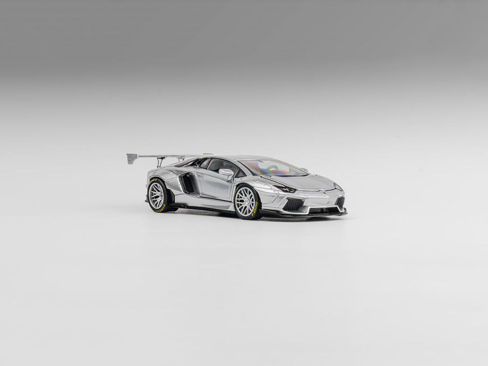 PGM 1/64 LBWK Lamborghini LP700 GT Silver Bull GT Show Special Edition LUX
