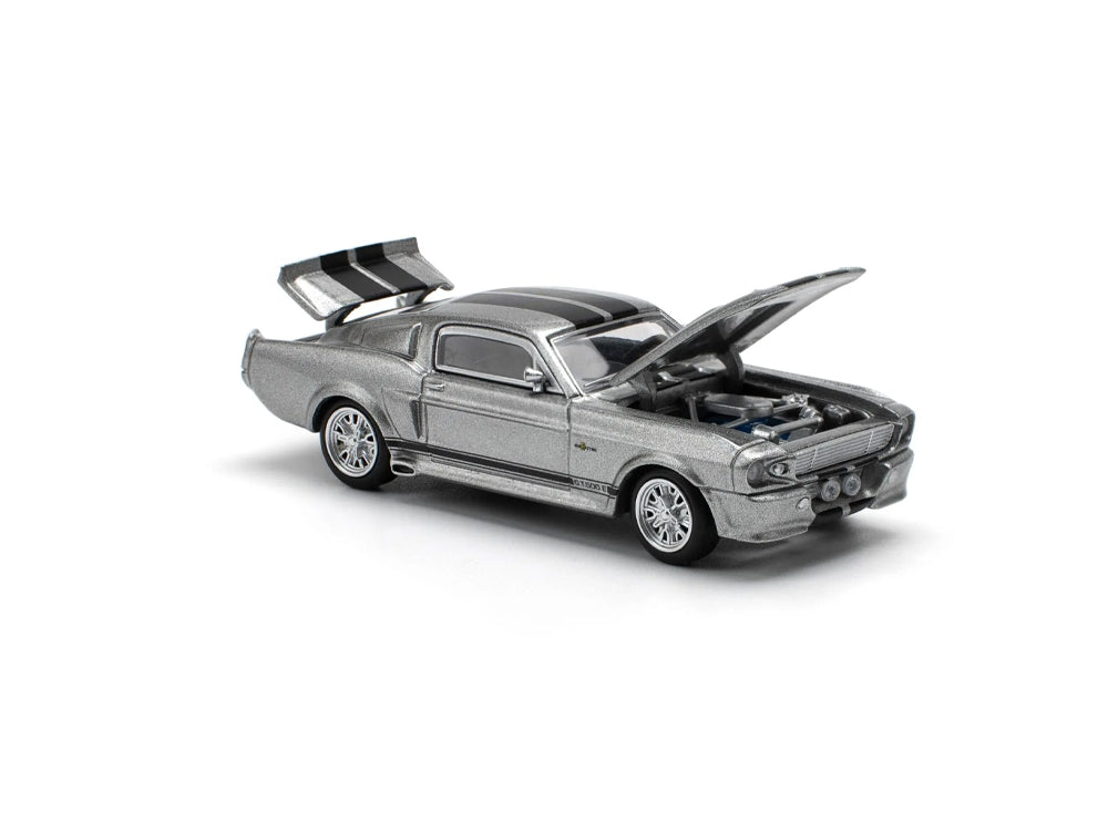 Pop Race 1/64 1967 Shelby Mustang GT500 Grey/Black