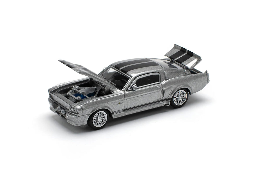 Pop Race 1/64 1967 Shelby Mustang GT500 Grey/Black