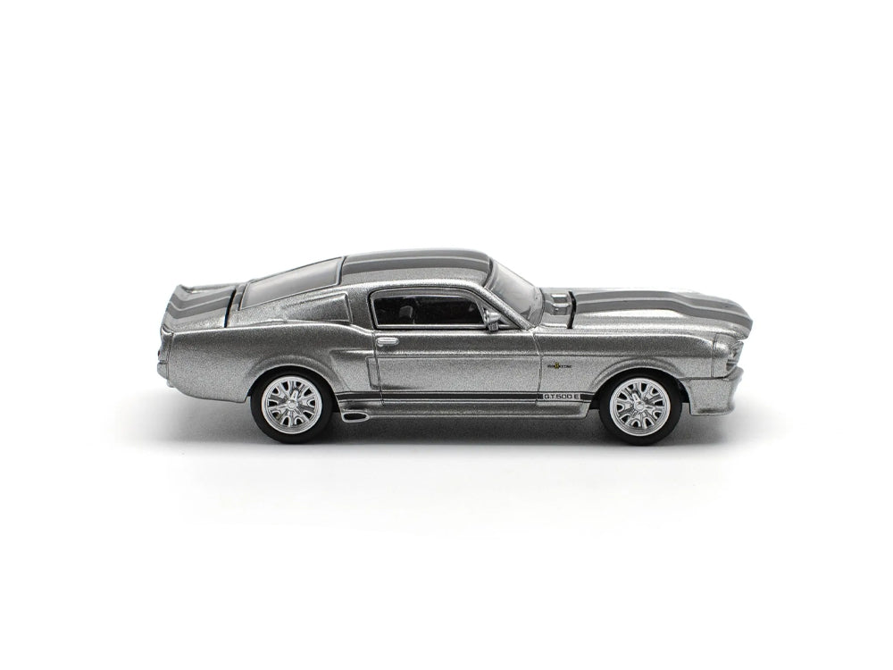 Pop Race 1/64 1967 Shelby Mustang GT500 Grey/Black