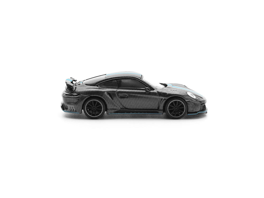 Pop Race 1/64 992 Stinger GTR Carbon Edition Blue Line