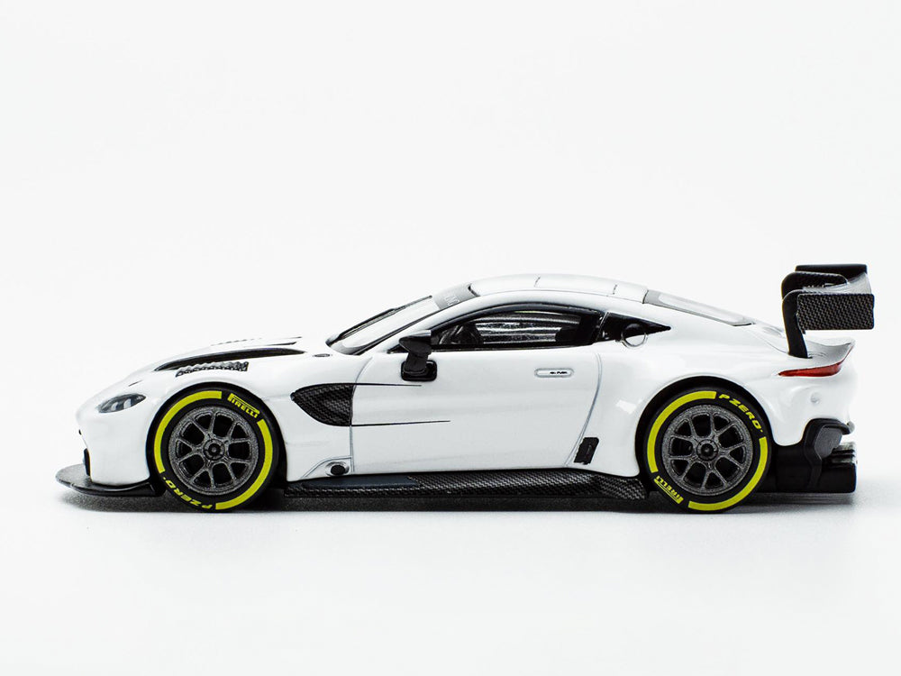 Pop Race 1/64 Aston Martin GT3 White - Diecast Toyz Australia