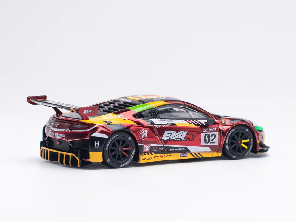 Pop Race 1/64 Honda NSX GT3 EVO22 EVA RT Production Model 02 - Diecast Toyz Australia