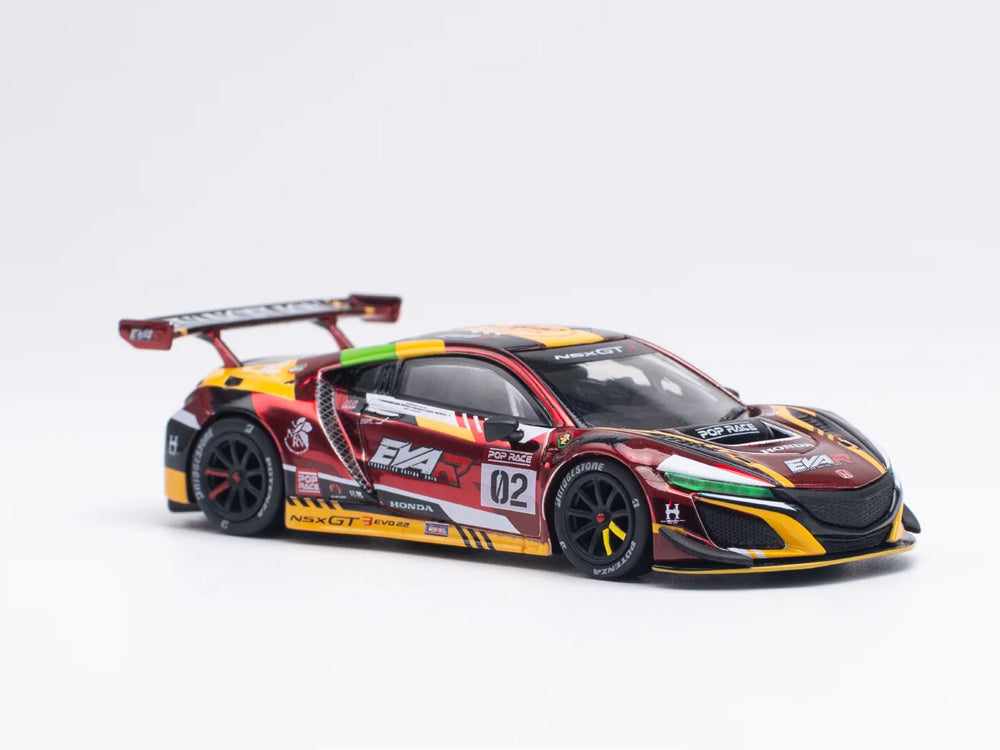 Pop Race 1/64 Honda NSX GT3 EVO22 EVA RT Production Model 02 - Diecast Toyz Australia