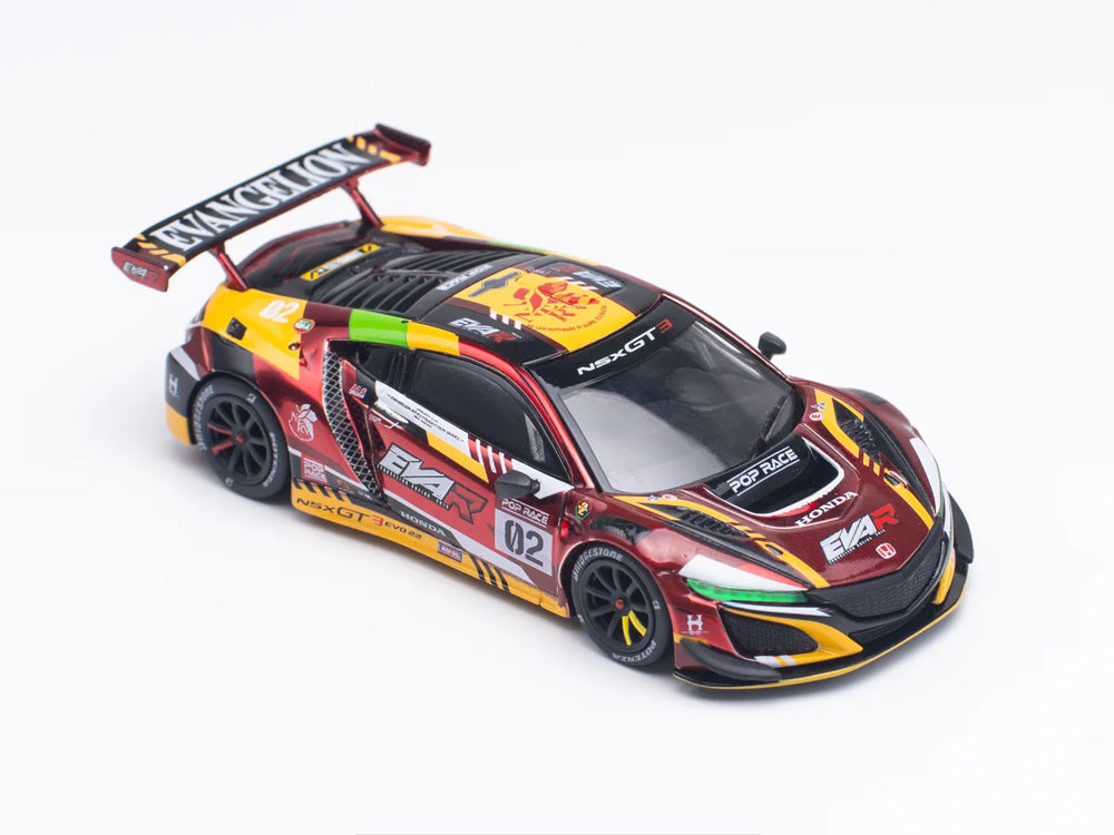 Pop Race 1/64 Honda NSX GT3 EVO22 EVA RT Production Model 02 - Diecast Toyz Australia