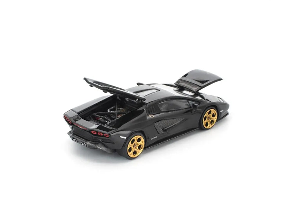 Pop Race 1/64 Lamborghini Countach LPI 800-4 Deep Black - Diecast Toyz Australia