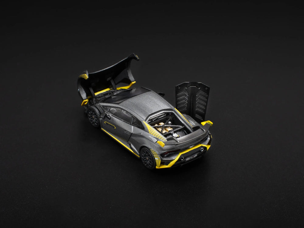 Pop Race 1/64 Lamborghini Huracan STO Matte Grey