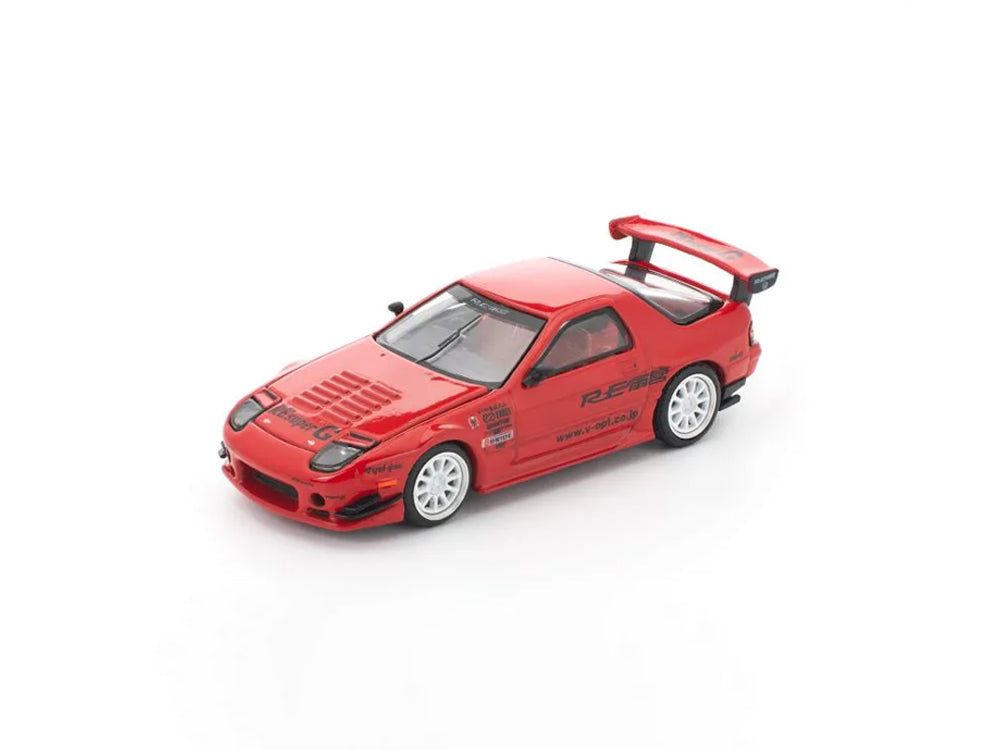 Pop Race 1/64 Mazda RX7 FC3S RE Amemiya Red