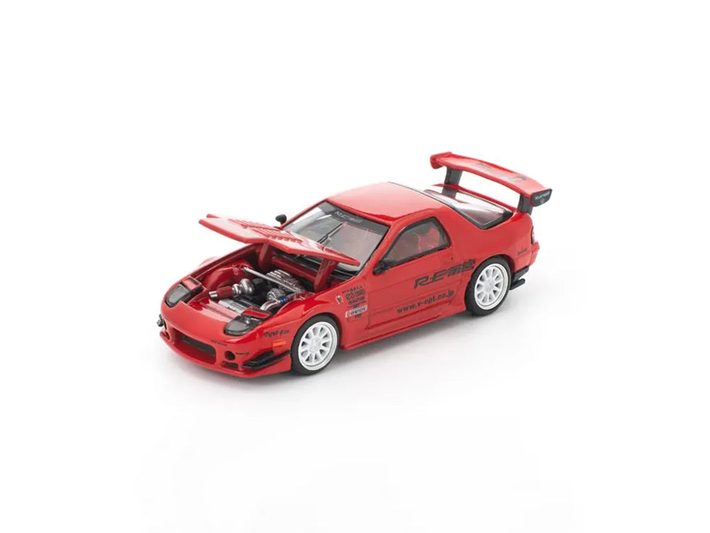 Pop Race 1/64 Mazda RX7 FC3S RE Amemiya Red