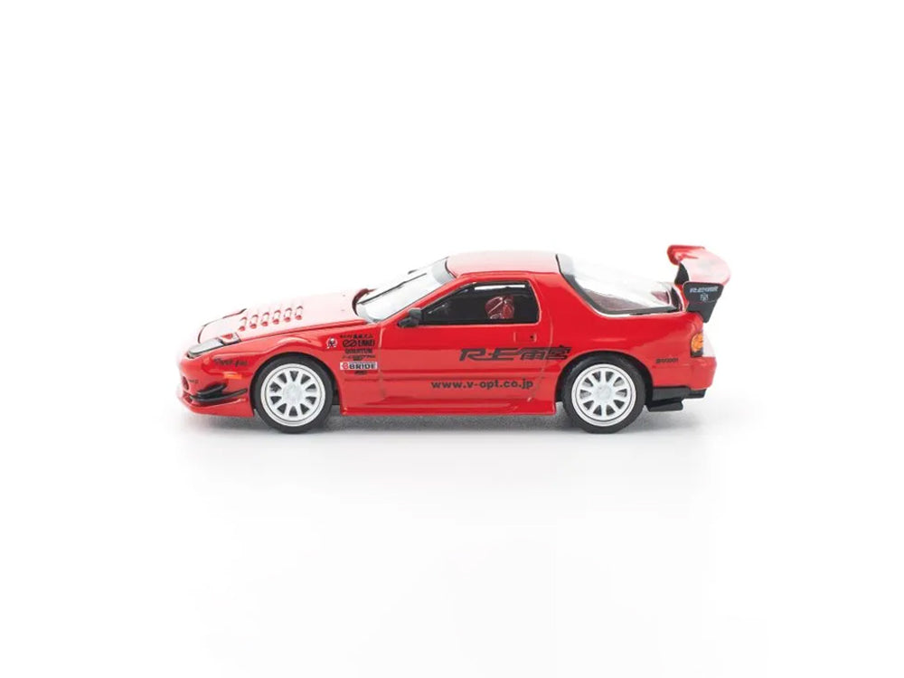 Pop Race 1/64 Mazda RX7 FC3S RE Amemiya Red