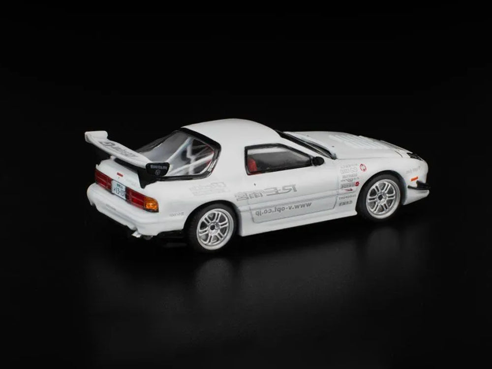 Pop Race 1/64 Mazda RX7 FC3S RE Amemiya White