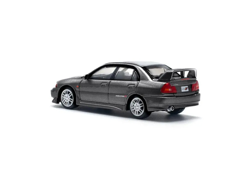 Pop Race 1/64 Mitsubishi Lancer Evolution IV Dark Grey