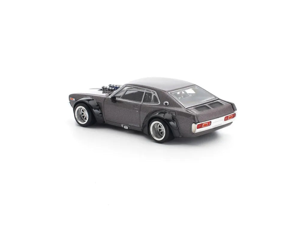 Pop Race 1/64 Nissan Laurel C130 Metallic Grey