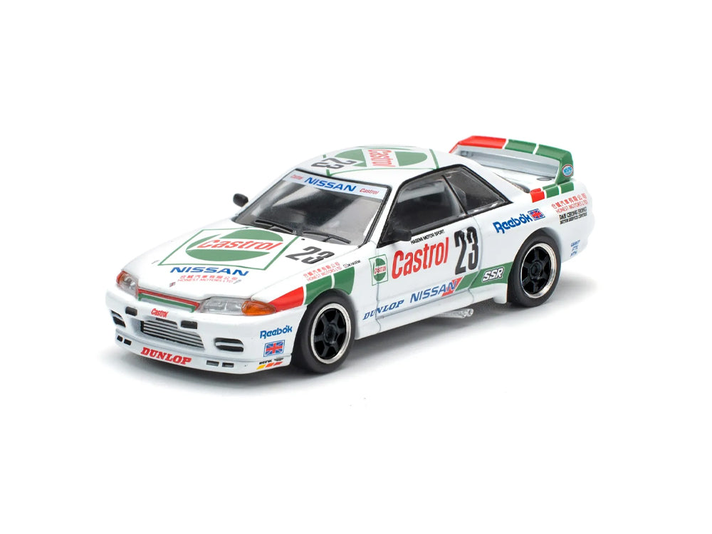 Pop Race 1/64 Nissan Skyline GT-R R32 Macau Guia Race 1990 Winner White