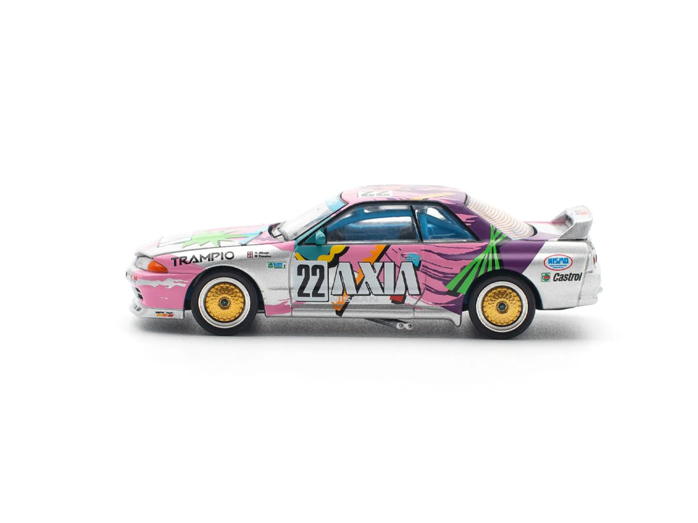 Pop Race 1/64 Nissan Skyline GT-R R32 #22 Group A AXIA Livery