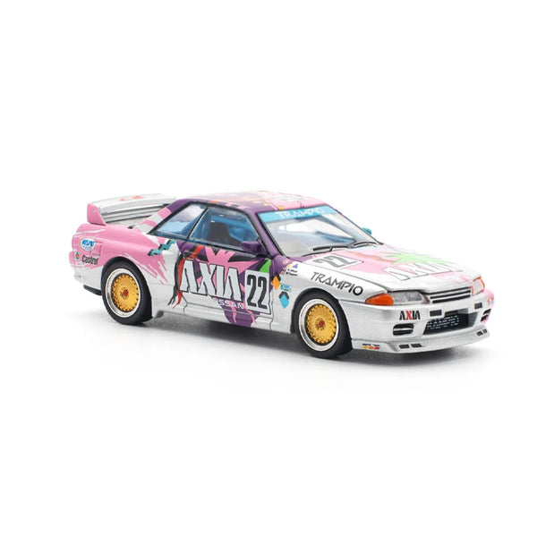 Pop Race 1/64 Nissan Skyline GT-R R32 #22 Group A AXIA Livery