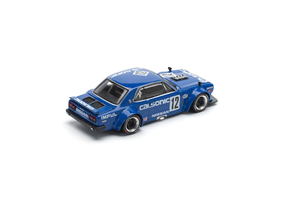 Pop Race 1/64 Nissan Skyline GT-R V8 Drift Hakosuka Calsonic
