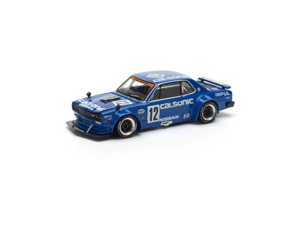 Pop Race 1/64 Nissan Skyline GT-R V8 Drift Hakosuka Calsonic