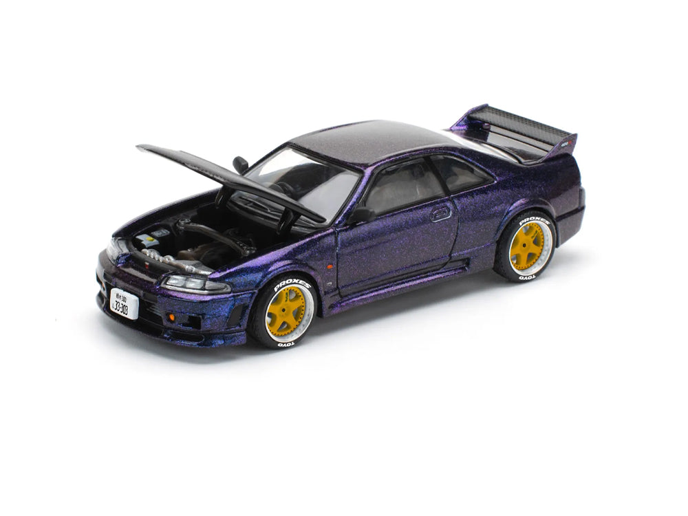 Pop Race 1/64 Nissan Skyline GTR R33 NISMO Midnight Purple