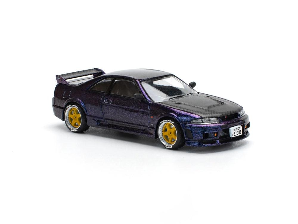 Pop Race 1/64 Nissan Skyline GTR R33 NISMO Midnight Purple