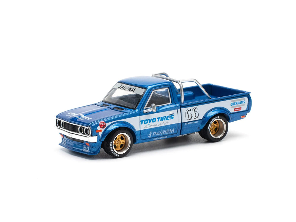 Pop Race 1/64 Pandem Datsun 620 Blue