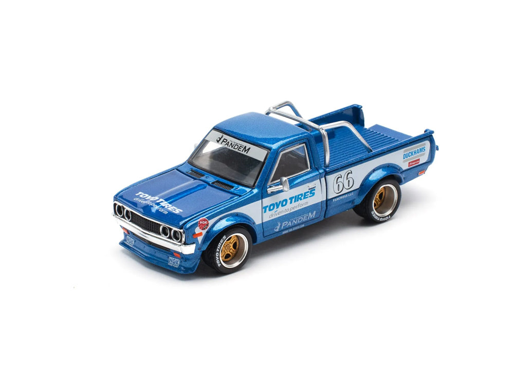 Pop Race 1/64 Pandem Datsun 620 Blue