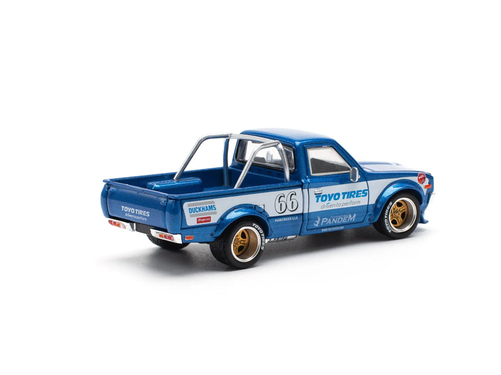 Pop Race 1/64 Pandem Datsun 620 Blue