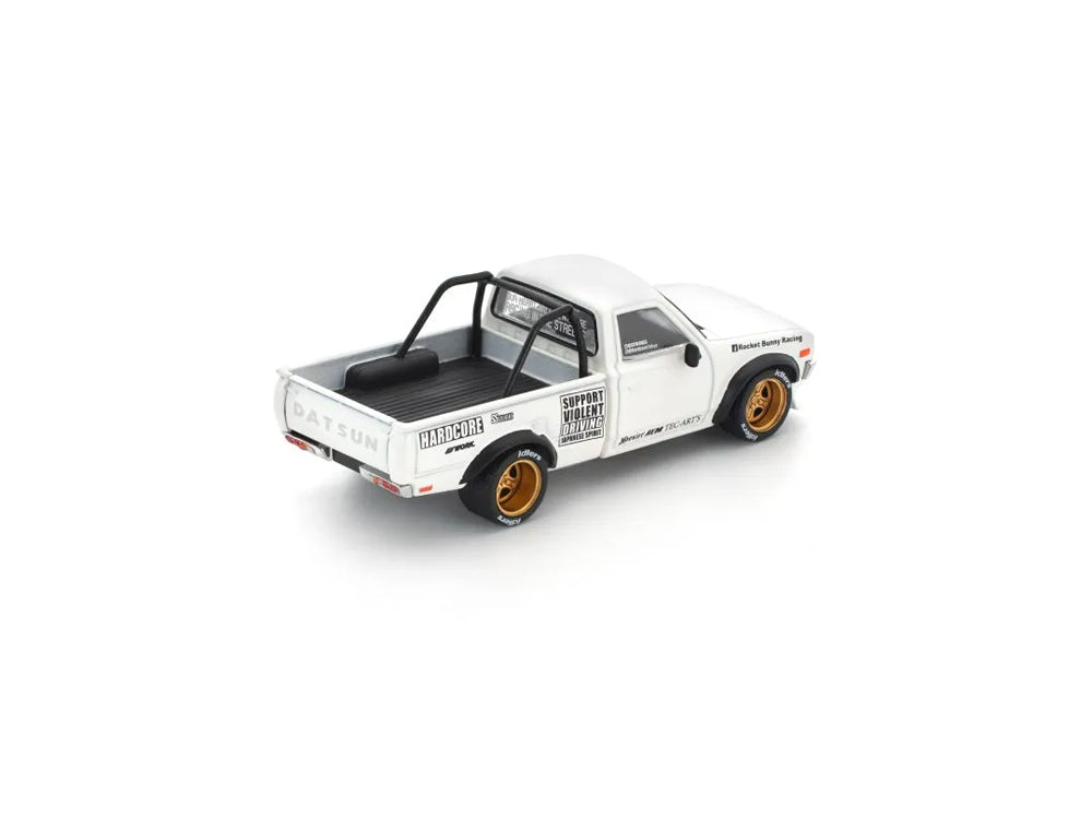 Pop Race 1/64 Pandem Datsun 620 White