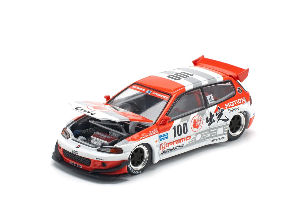 Pop Race 1/64 Pandem Honda Civic EG6 V1.5 IDEMITSU Motion Infinite