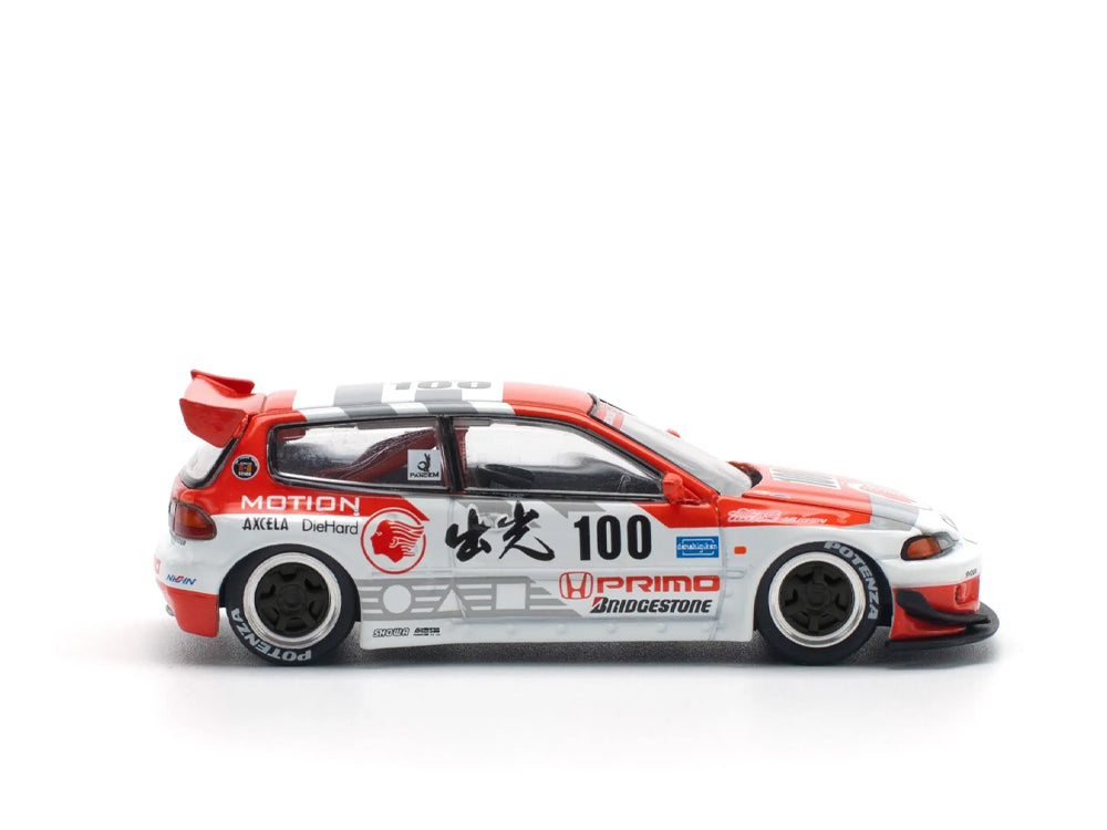 Pop Race 1/64 Pandem Honda Civic EG6 V1.5 IDEMITSU Motion Infinite