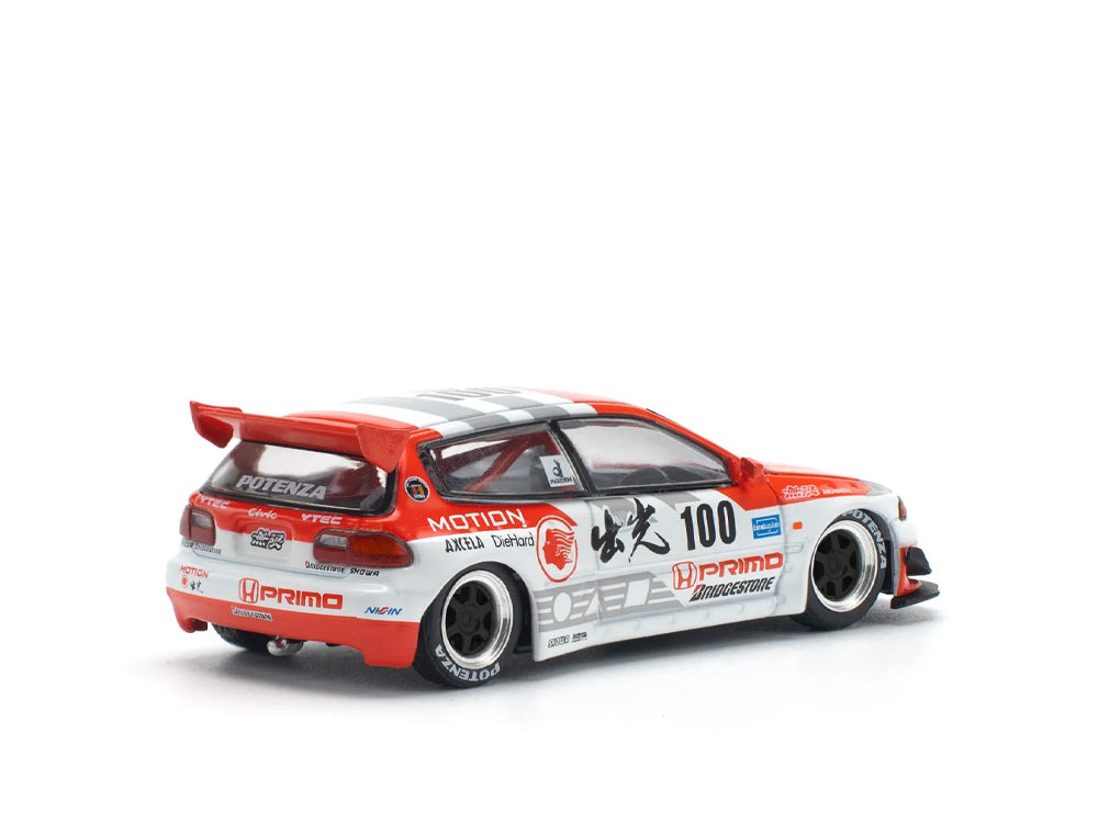 Pop Race 1/64 Pandem Honda Civic EG6 V1.5 IDEMITSU Motion Infinite