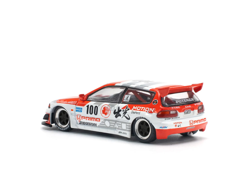 Pop Race 1/64 Pandem Honda Civic EG6 V1.5 IDEMITSU Motion Infinite