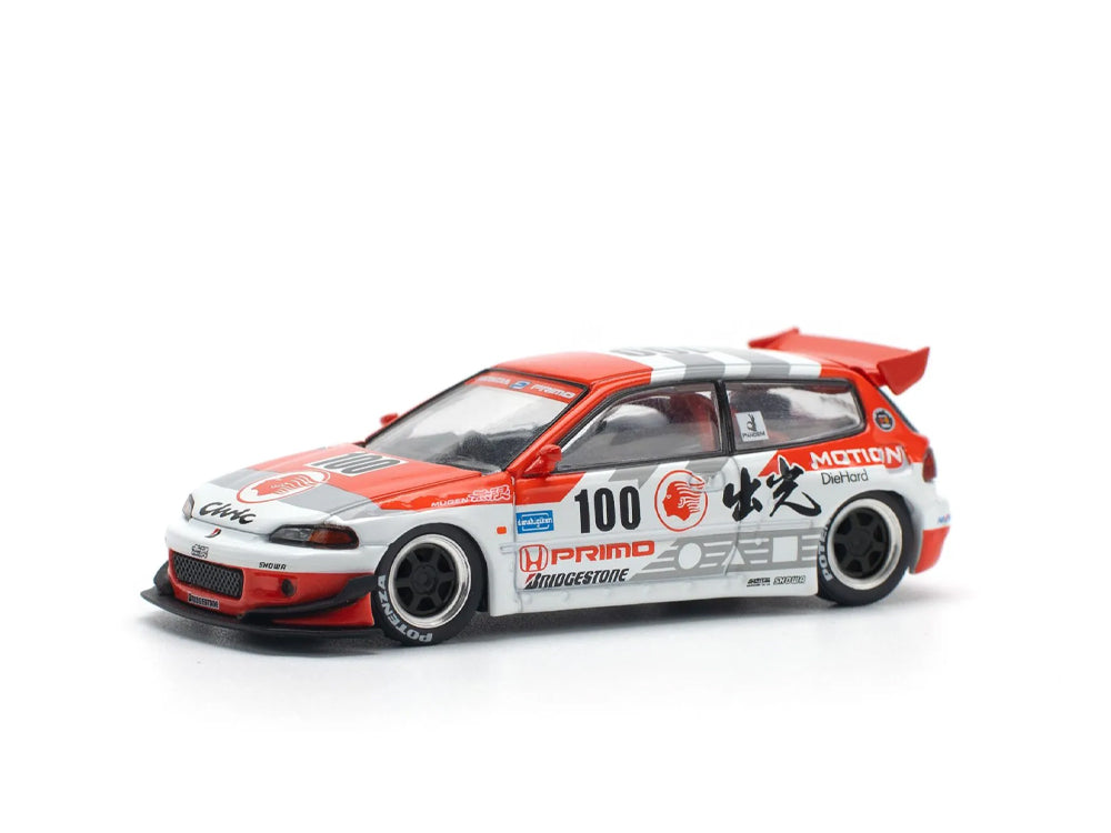 Pop Race 1/64 Pandem Honda Civic EG6 V1.5 IDEMITSU Motion Infinite